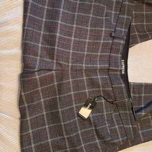 Express, Editor, Plaid, Barely Boot, Dress Pants Size 14